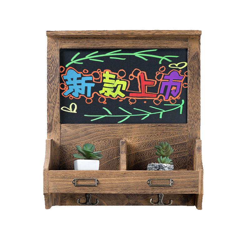 家庭壁挂式花架小黑板板家用电表箱遮挡装饰门口提示挂墙式记事板