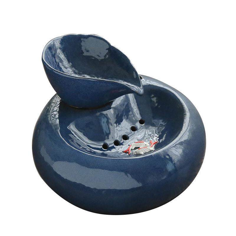 批发猫咪陶瓷饮水机宠物猫碗饮水器过滤用品循环流水器猫猫自动