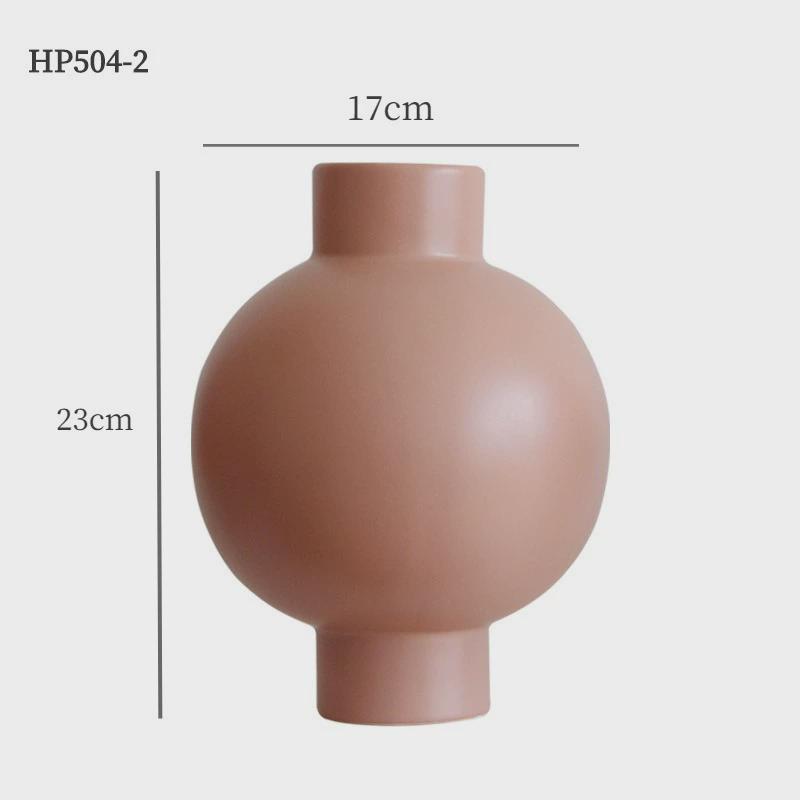 插花创意简约大小陶瓷花瓶摆件客厅电视柜玄关餐桌北欧装饰摆设