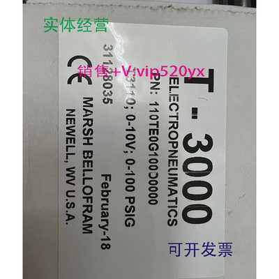 现货供应美国Bellofram比例阀T-3000110TE0G100D0000T31100-10V