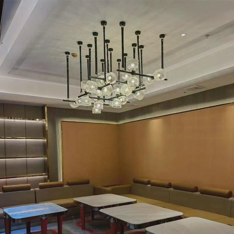 别墅楼梯会所酒店艺术工程吊灯餐厅吊灯ktv桌球室会客室装饰吊灯
