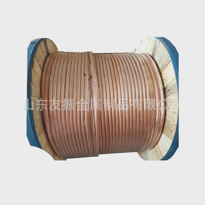 黄绿双色接地线多股软铜绞线tjr-500线1200接地硬铜绞至tj-120