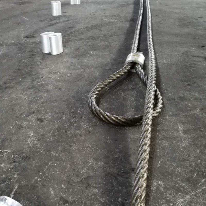 包塑起重电梯吊钩镀锌绳电梯起重吊绳吊架钢缆绳制插钢丝绳编