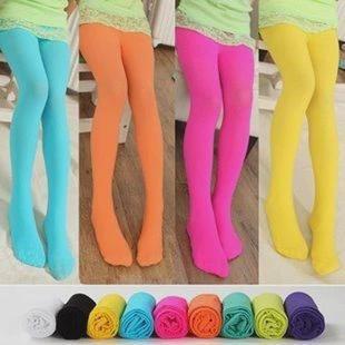 14color Girl Kids Tights Pantyhose Socks Leggeings Stockings