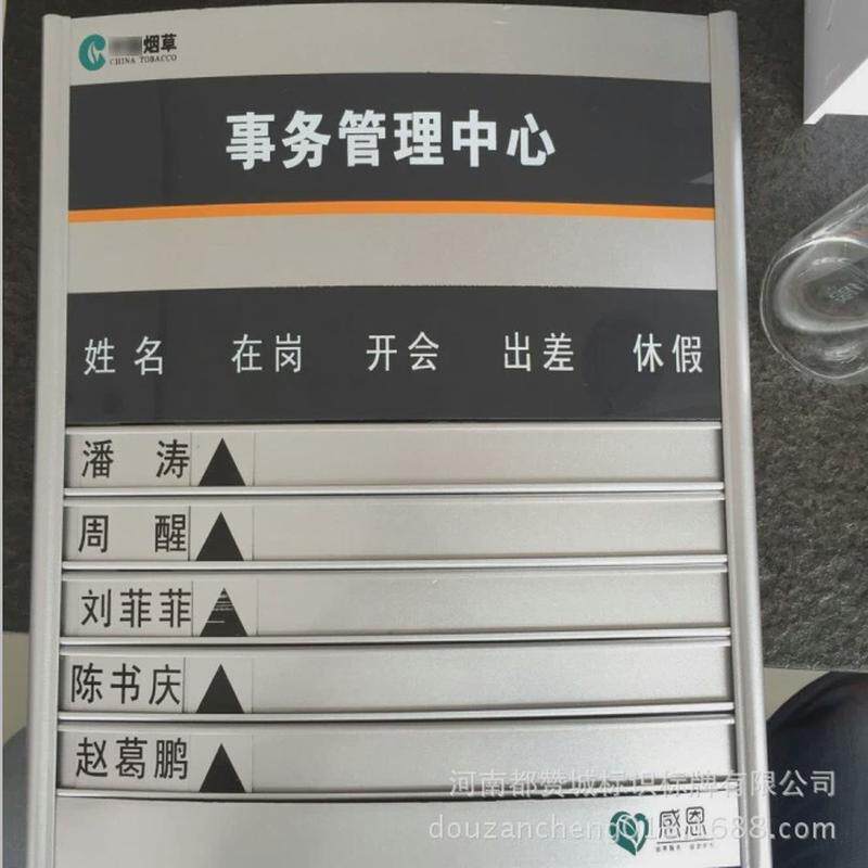 牌烤漆丝印门牌制作岗位人员去向牌楼层铝型材标识牌指示牌厂家