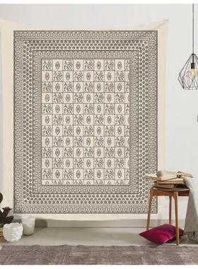北欧ins房间改造背景布Mandala印度曼陀罗挂布民族墙面装饰画挂毯