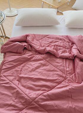 21N100支天丝柔软凉爽夏凉被纯色空调冷气盖毯兰精莱赛尔纤维可