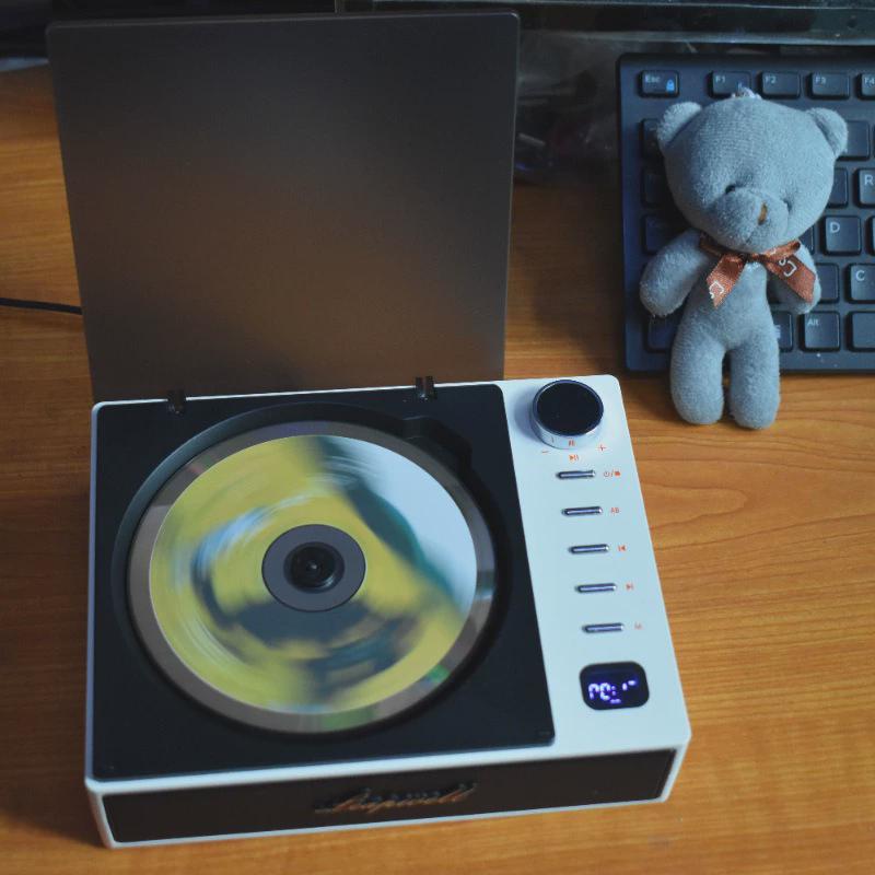新款复古原声CD机随身听播放器便携带胎教机学英语cd复读机专辑