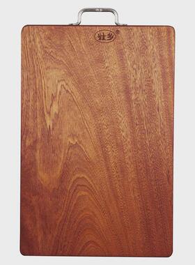 61k3乌檀木整木实木菜板厨房切菜板长方形砧板家用案板防霉占板钻