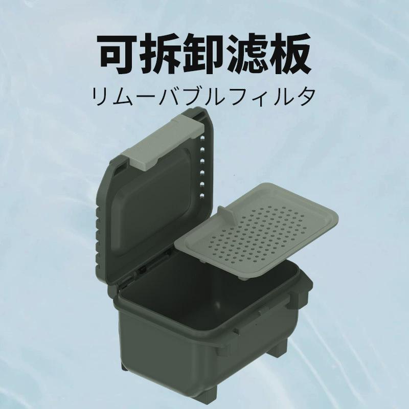 热销MEBAO户外溪流饵盒多功能路亚钓箱配件带磁活饵收纳盒钓鱼用