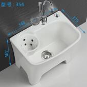 陶瓷拧拖把池阳台拖布盆卫生间桶池沥拖把拖布池自动旋转地拖墩布