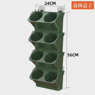 草莓盒子2515-4阳台壁挂花盆免打孔室内种植盒种绿萝森林挂墙花盆