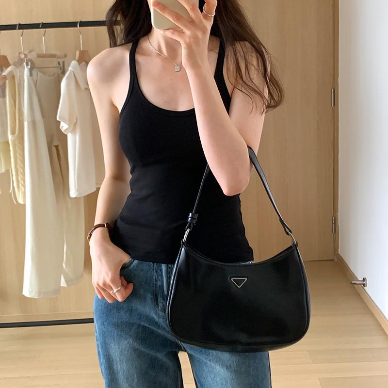 辣妹螺纹背心吊带女外穿多巴胺修身夏季新款无胸垫设计感内搭上衣