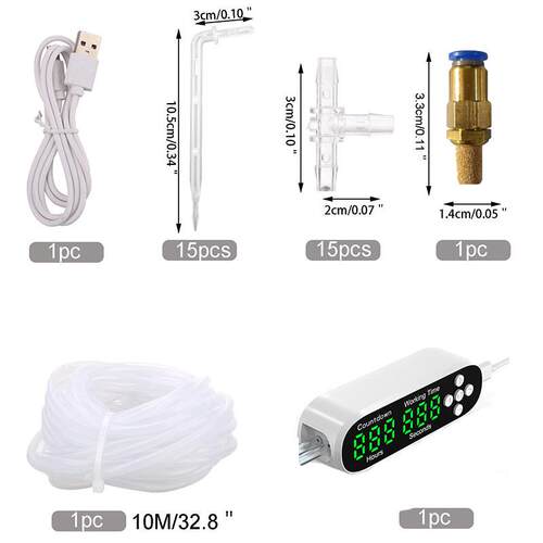 自动浇花浇水定时器滴计时滴灌浇水器4/7硅胶水管三通花盆剑批发