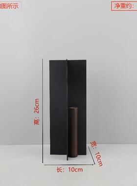 现代简约几何造型十字花瓶装饰摆件客厅卧室餐厅酒店软装家居饰品