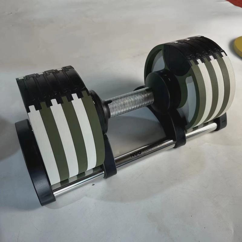 哑铃可调节健身家用男士女士实心快速纯钢练烤漆肌自动臂套装重量