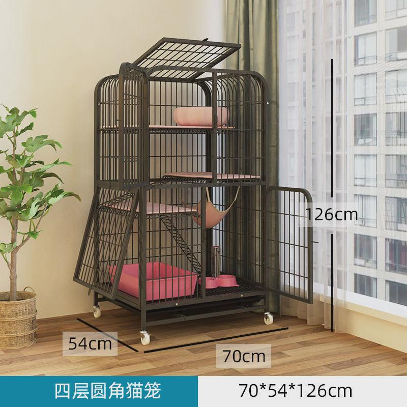 猫笼子家用不占地别墅二三层窝大型猫舍带厕所猫咪宠物自由空间