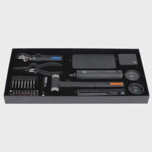 新款家用五金工具套装多功能电动螺丝刀套装把手箱电钻