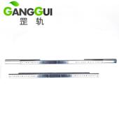 35折叠餐桌滑轨滑轨双拉导轨餐桌同步加长桌滑轨餐台拉伸滑轨