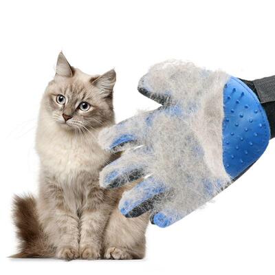 Pet Cat Grooming Deshedding Brush Glove for animals Dog Gent