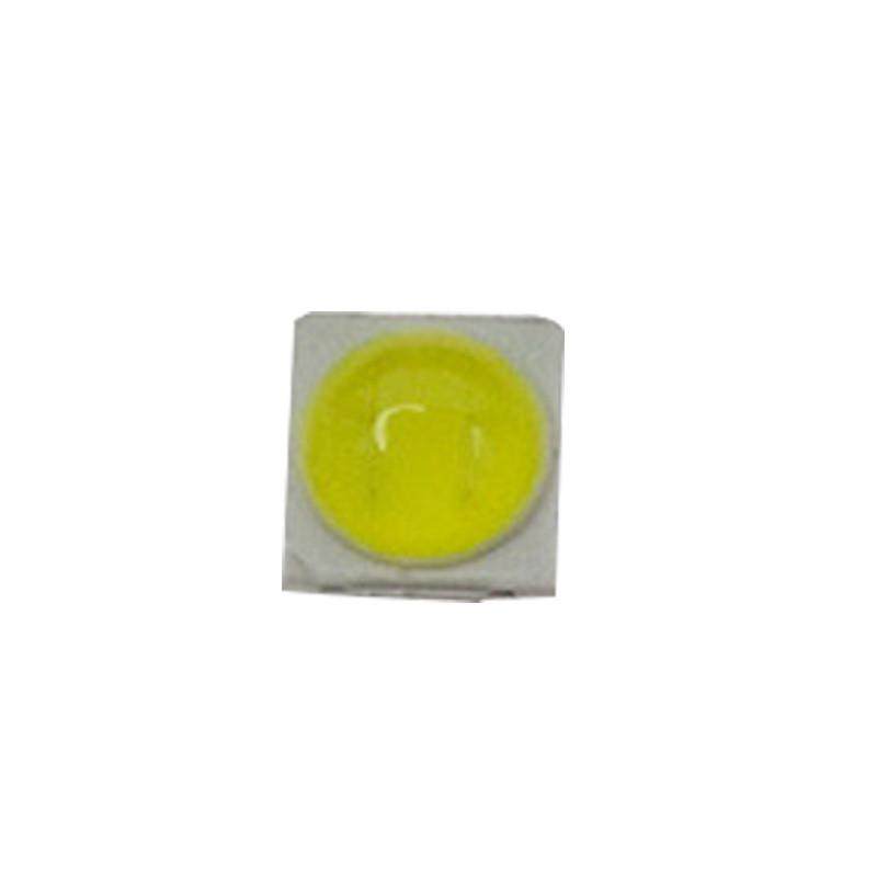 厂家直销led贴片灯珠3030球透镜1w白光0.5w凸头带头暖白透镜车灯