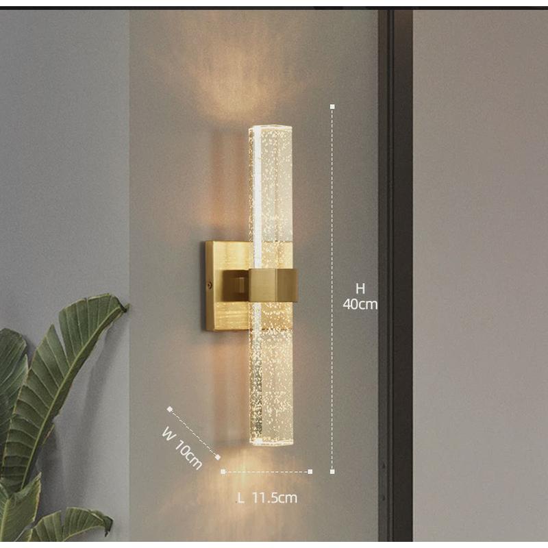 简约走廊床头壁灯高端轻奢客厅背景墙卧室书房过道酒店水晶现代灯