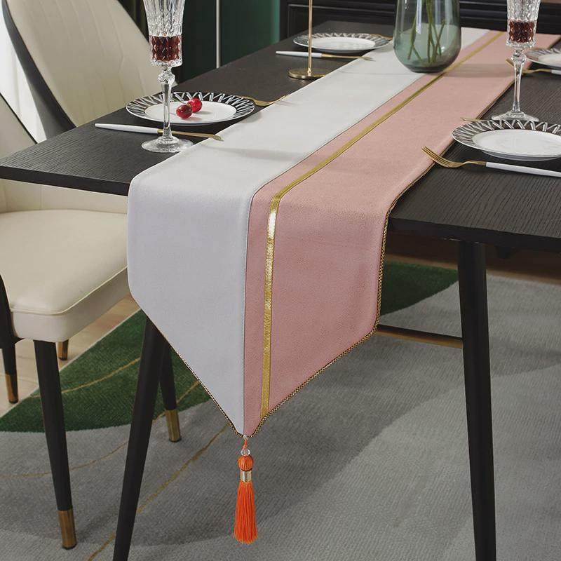 新款现代轻奢桌旗茶几台布电视柜床旗中式桌旗餐台欧式长条,居家布艺,桌旗,淘宝优惠券,粉丝福利购,淘宝优惠卷