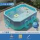 圈奇充气儿童游泳池家用免充气支架户外折叠加厚宝宝滑梯家庭水池
