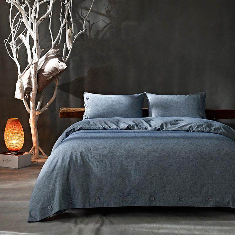 简约纯色棉麻四件套被套床单家纺酒店民宿样板房床上用品南通亚麻,床上用品,床品套件/四件套/多件套,淘宝优惠券,粉丝福利购,淘宝优惠卷