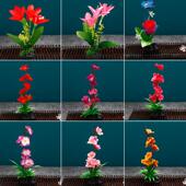 酒店刺身摆凉菜装 饰品假花小摆件 饰菜品餐饮盘点缀盘饰花草摆盘装