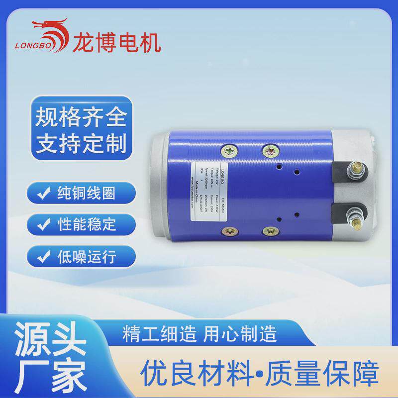 直流电机车电机汽车尾板环卫12v24v环卫车叉车液压油泵马达