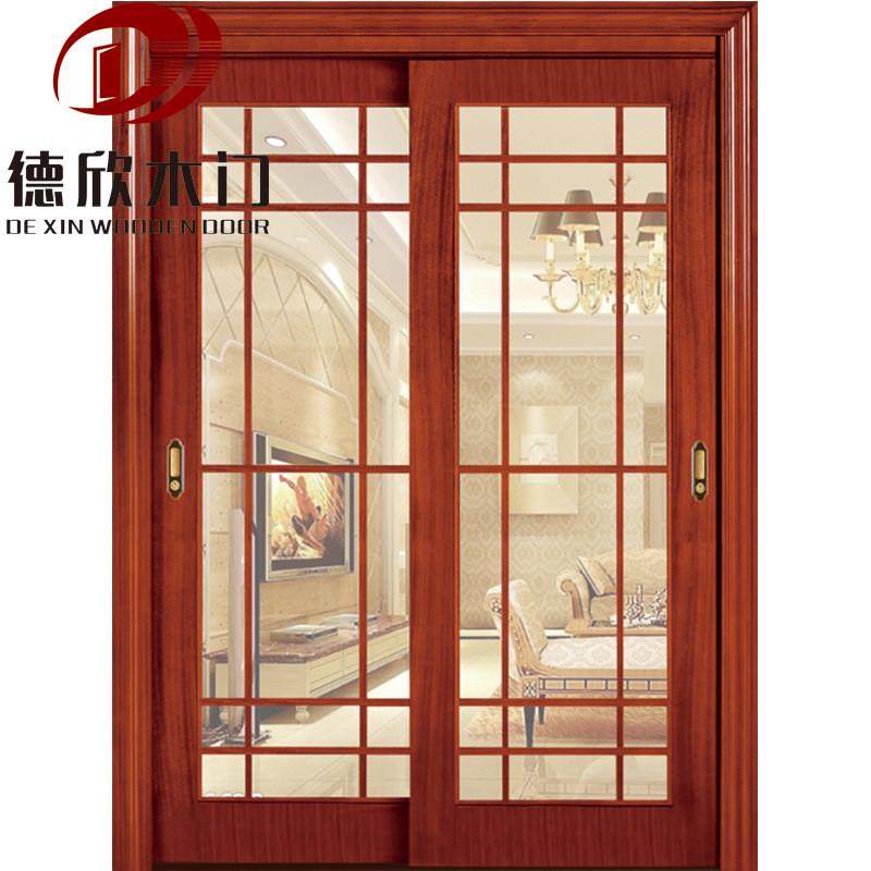 室内外实木门中式木门全屋定制厂家烤漆实木门橡木隔音房门-下单