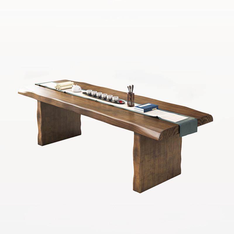 天纵新中式茶桌椅组合全套茶桌家用办公室洽谈实木泡茶桌茶台定制