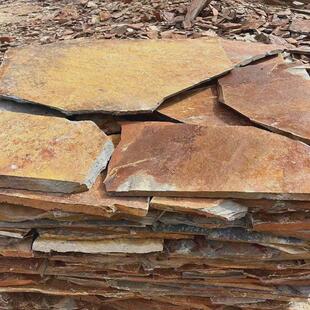 青石板踏步石不规则汀步石园林景观庭院防滑花园草坪垫脚石板