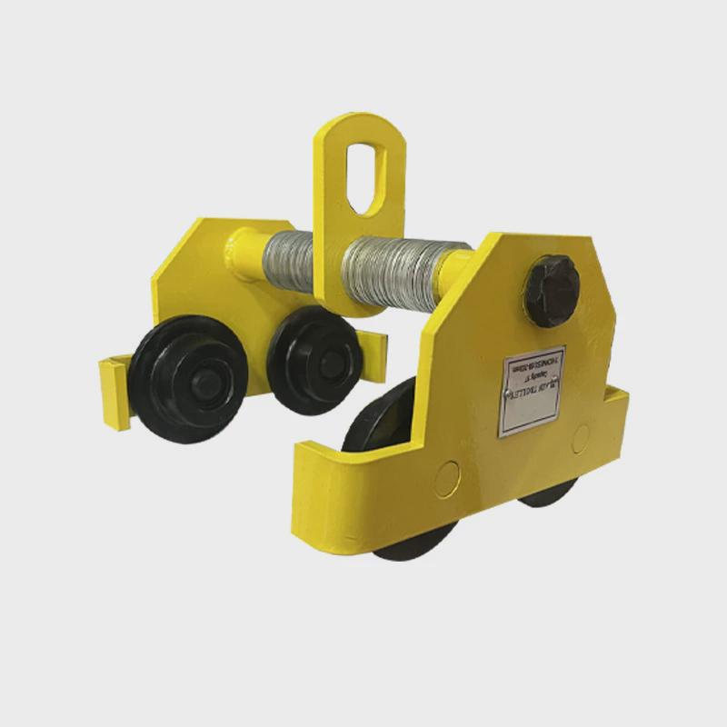 防撞手推单轨gcl1吨3t5t手拉跑车小车行车工字钢轨道滑轮手拉跑车