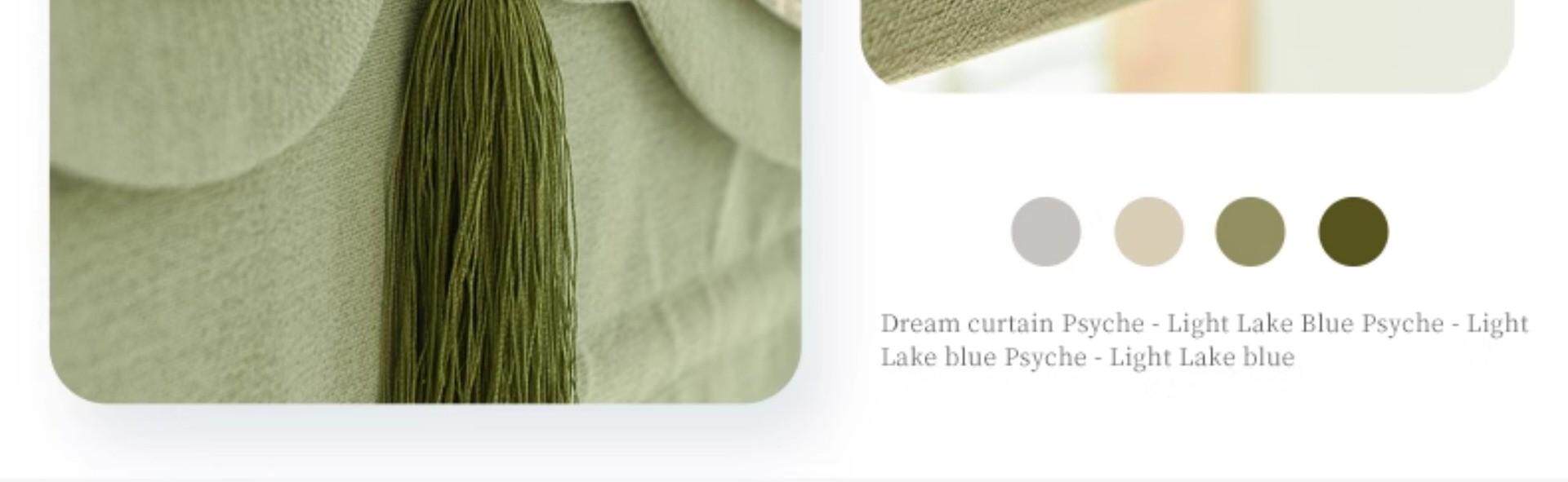 Аксессуары для штор 法式复古清新绿色拼接罗马帘折叠帘遮光窗帘印花小窗户升降帘