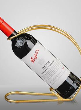 63n红酒架摆件轻奢酒柜葡萄酒架支架家用装饰品置物斜放酒瓶架子
