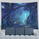 m3no城奇幻森林床头宿舍墙壁装 饰挂毯背景布民宿遮挡挂布批发