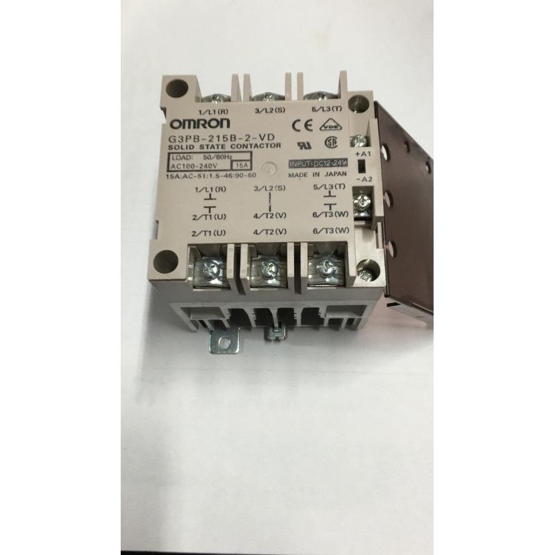议价原装拆机正品欧姆龙三相加热器用固态接触器 G3PB-215B-2-VD