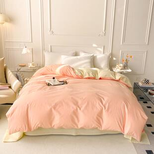 100棉水洗棉被罩棉褥子被套单件学生宿舍单人150x200x230床单