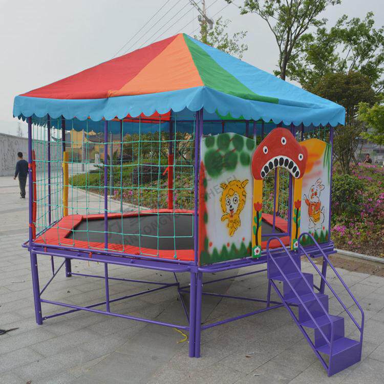 儿童室外小区大型蹦蹦床幼儿园户外儿童跳跳床广场公园游乐场蹦床