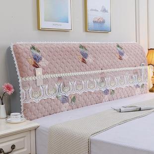 床头罩全包绒布加厚床头套简约现代中豪华床头软包防尘保护套