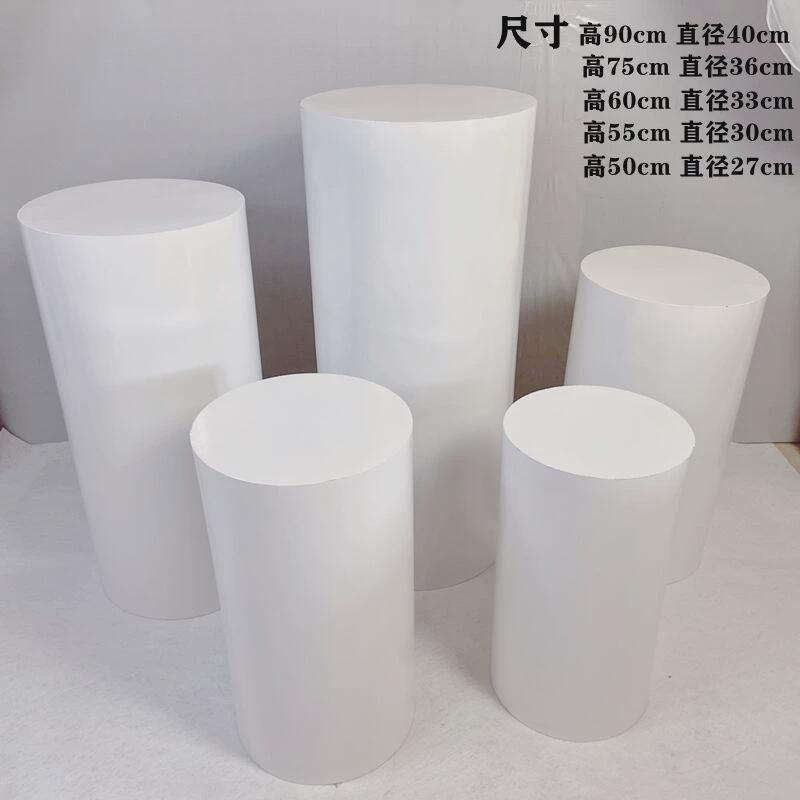 温旭婚礼方柱展示台引圆柱活动派对橱窗婚庆路布置摆件甜品道具铁
