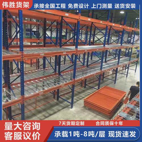 重型托盘式库房仓储货架货架五金工业仓库多层横梁式架子重型货架