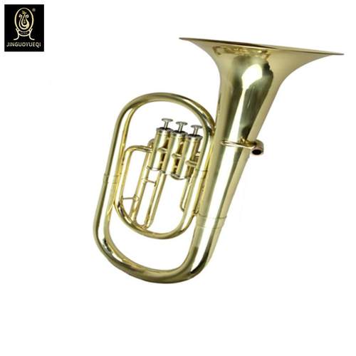 金果乐器佳佳号立东次中音巴降b调黄色巴立东中号出厂价出售