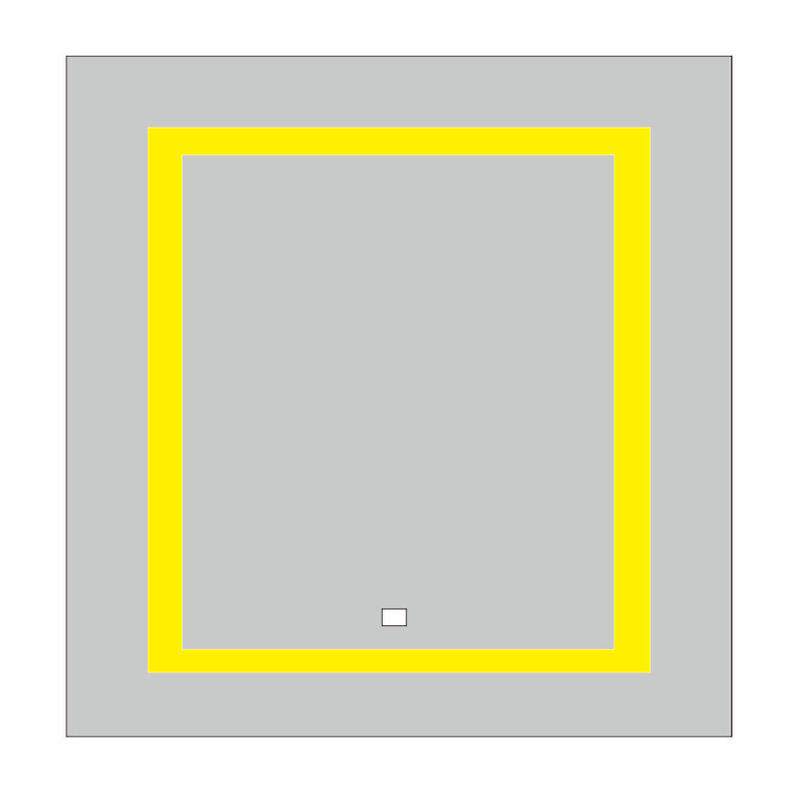 定制柜门浴室镜柜门智能防雾带灯不锈钢铝合金材质触摸感应