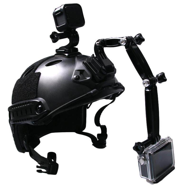 gopro11头盔hero9/10相机手机头盔支架攀岩战术实时面部捕捉动画