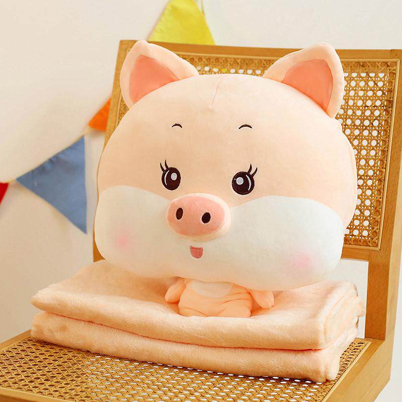 a524抱枕被子两用二合一四季通用办公室午睡毯子靠枕冬季折叠车用