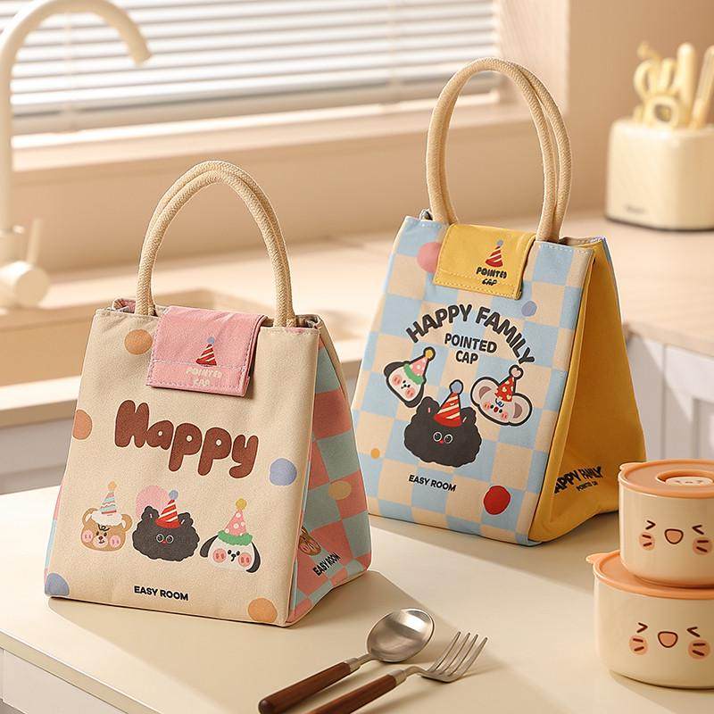 保温饭盒袋便携上班族饭手提袋高级感铝箔便当袋学生餐包可爱饭包,收纳整理,保温包,淘宝优惠券,粉丝福利购,淘宝优惠卷