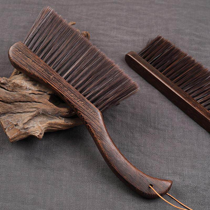 鸡翅木原木无漆床刷实木扫床除尘古筝清洁刷扫琴扫灰软毛刷掸